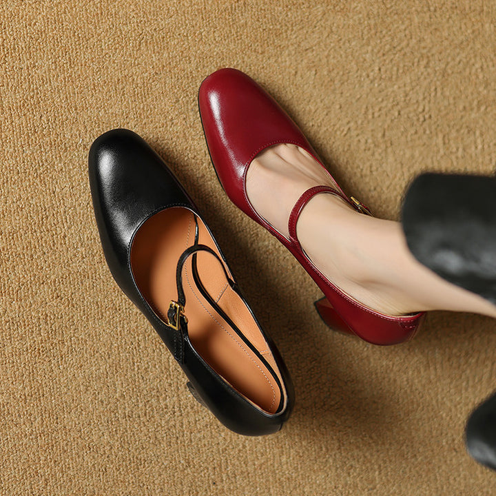 Capri Genuine Leather Heels