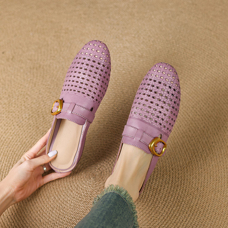 Marcella Genuine Leather Mules