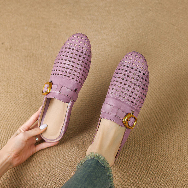 Marcella Genuine Leather Mules