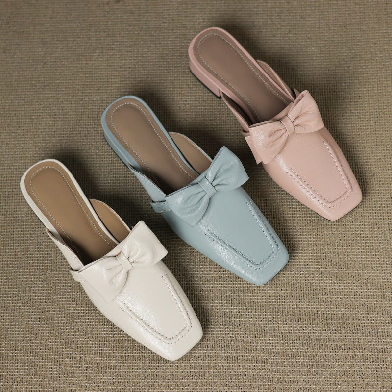 Mireva Genuine Leather Mules