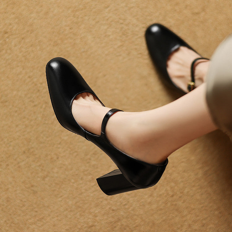 Capri Genuine Leather Heels