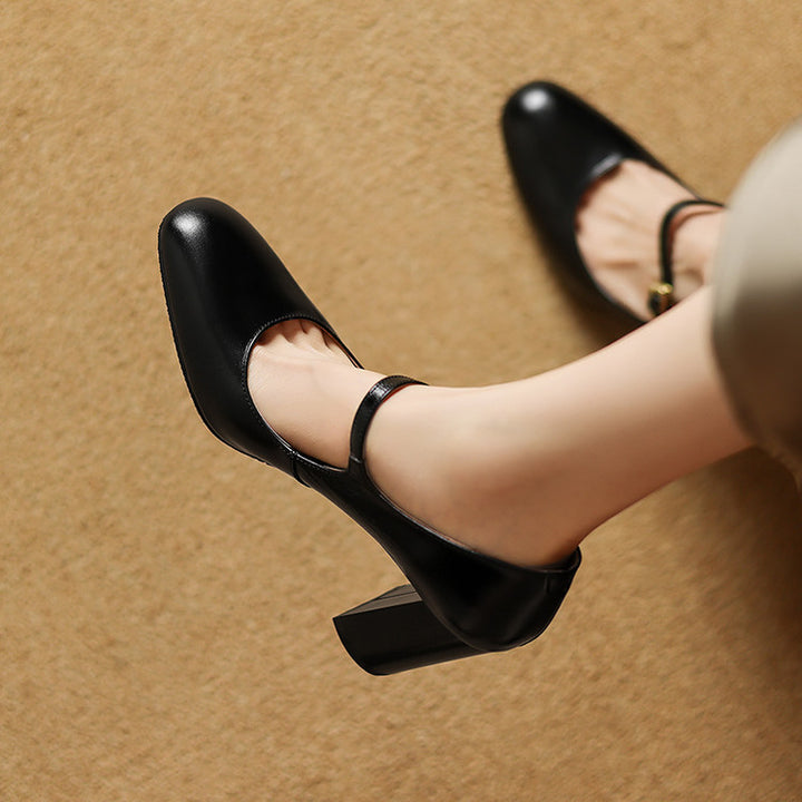 Capri Genuine Leather Heels