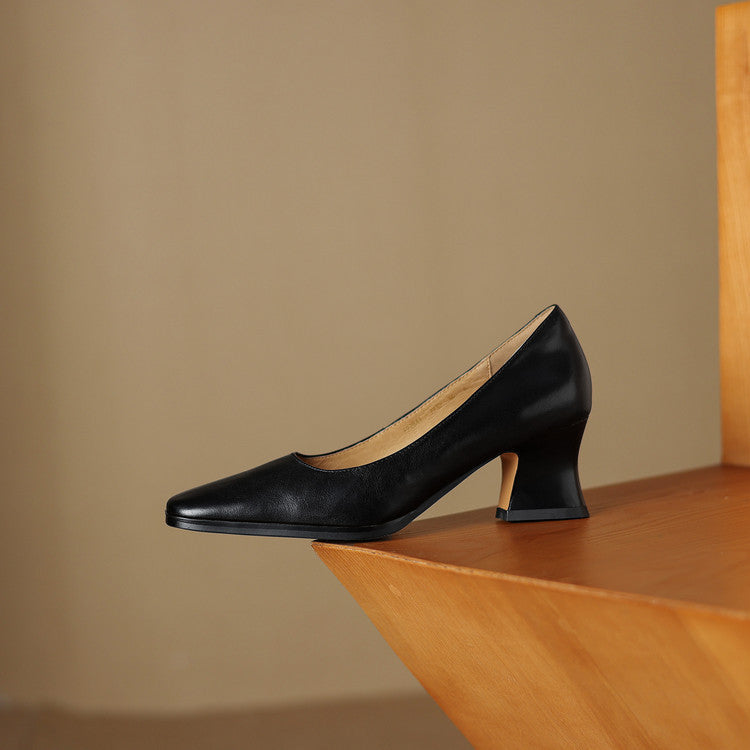 Eden Genuine Leather Heels