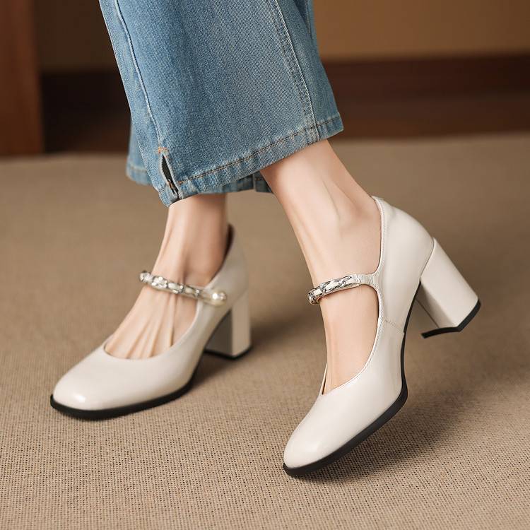 Vessa Genuine Leather Heels