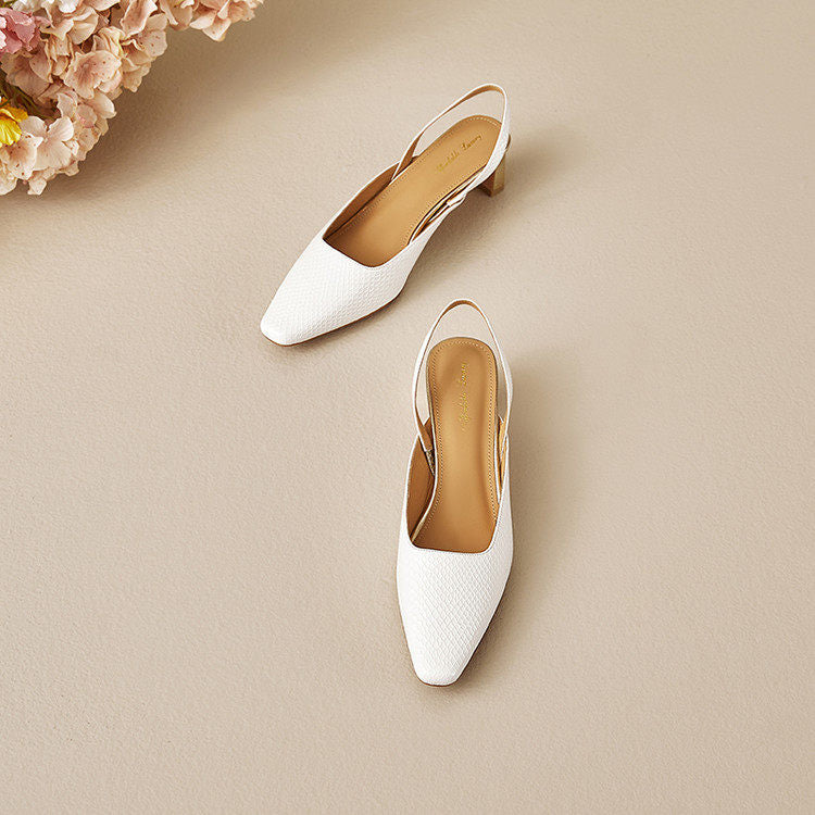 Lesta Genuine Leather Heels