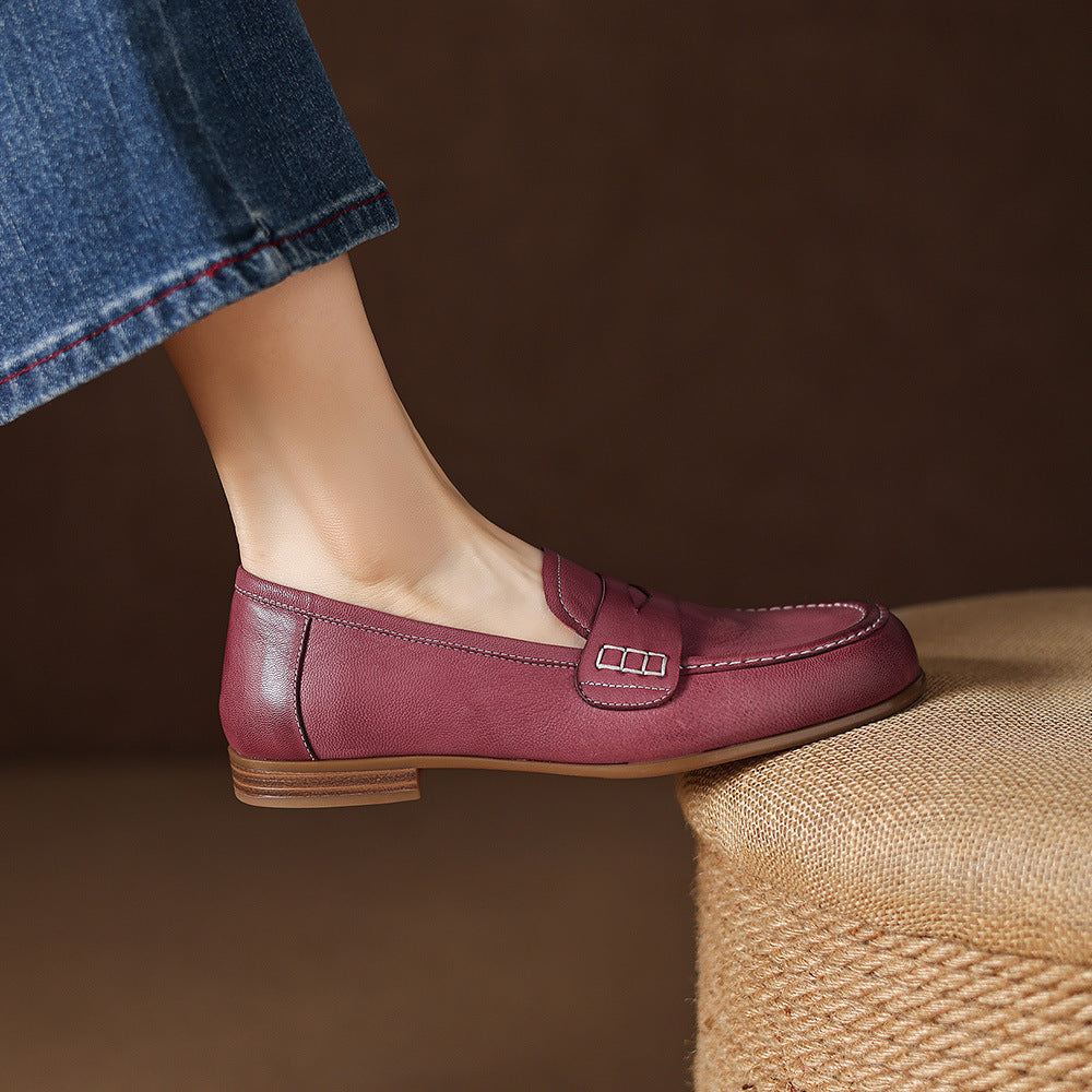 Ruvia Genuine Leather Loafers