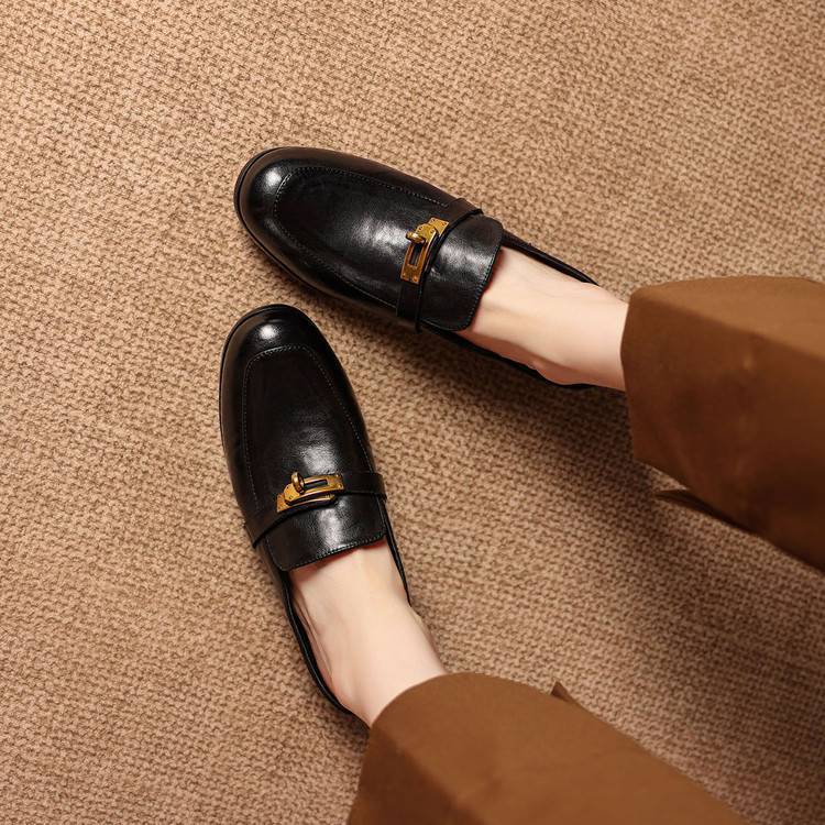 Fiorella Genuine Leather Mules