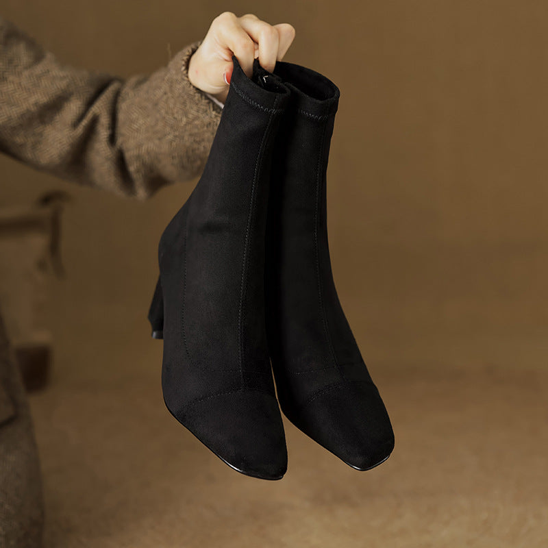 Sari Genuine Suede Boots