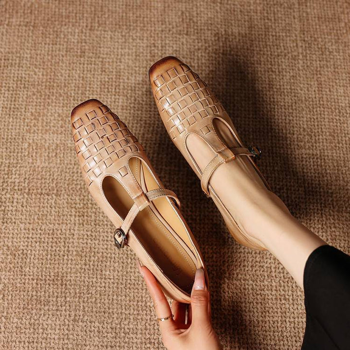 Soretta Genuine Leather Heels