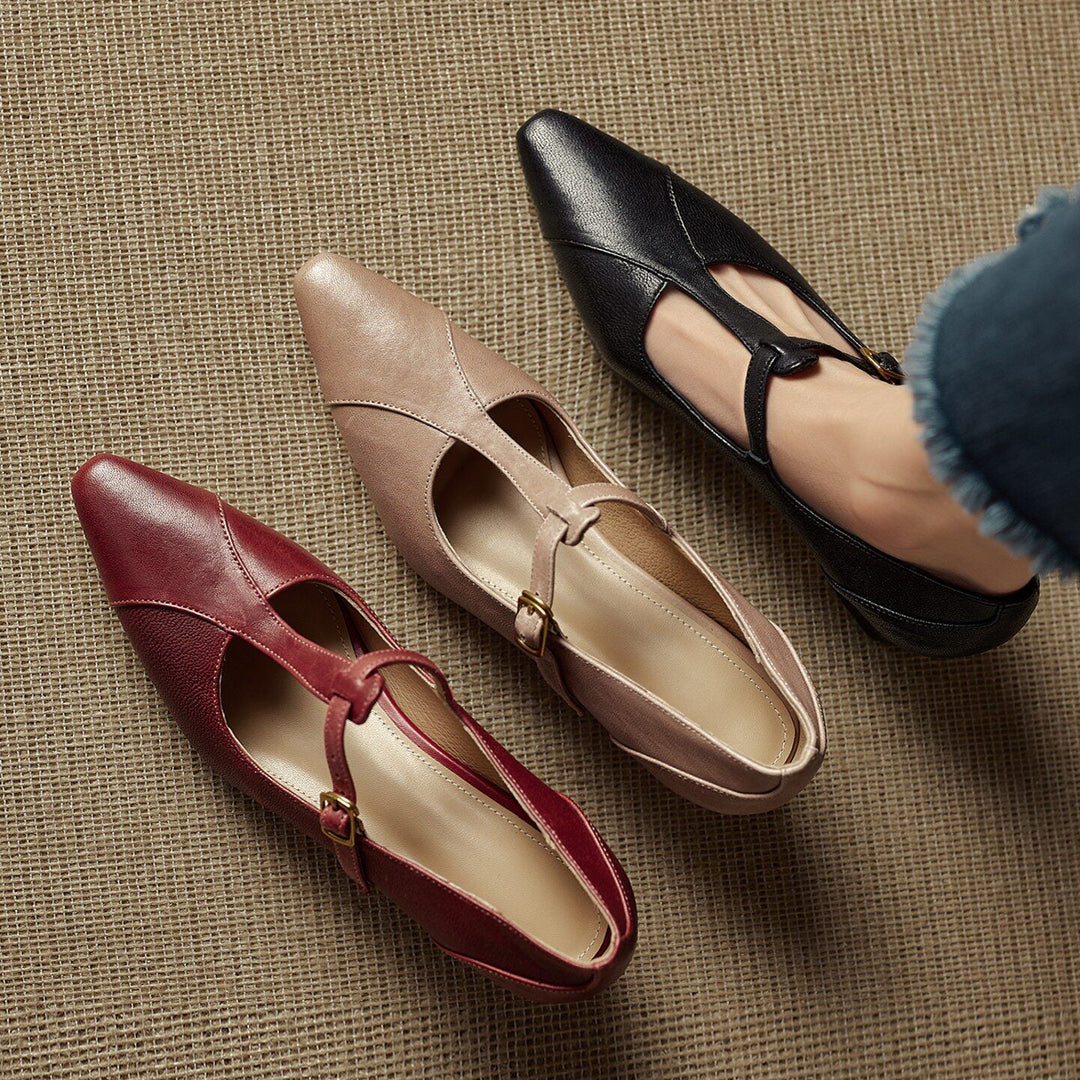 Veloria Genuine Leather Heels