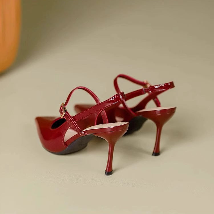 Narella Leather Heels
