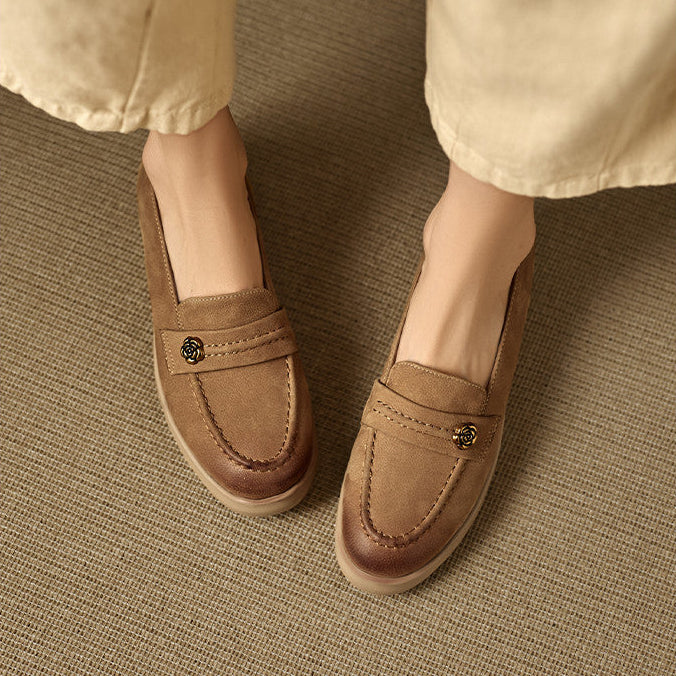 Mira Genuine Leather Platform Shoes