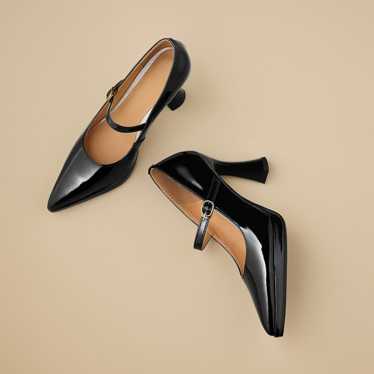 Grazia Genuine Leather Heels