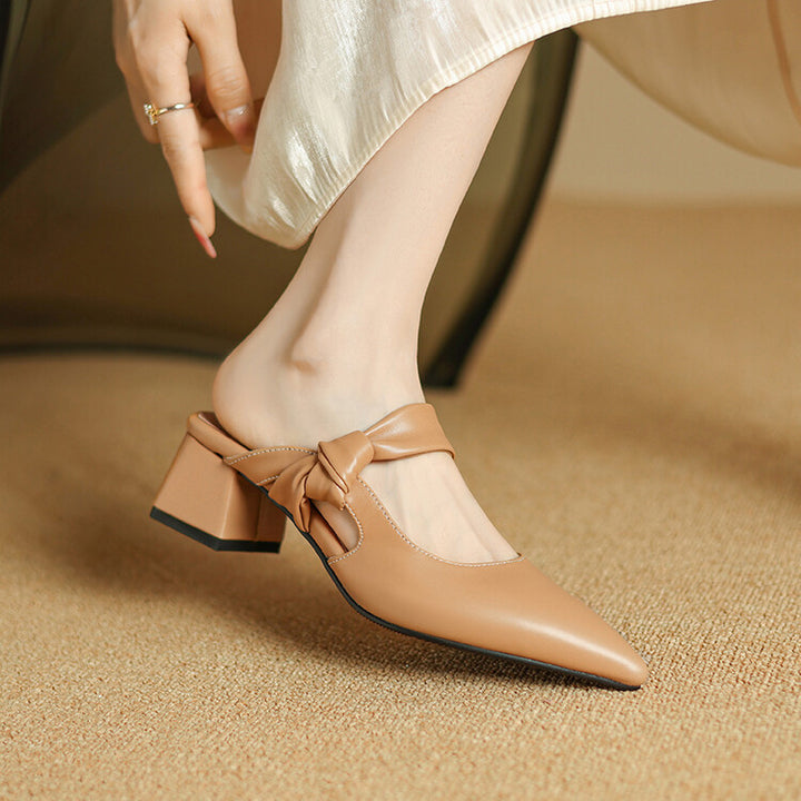 Noressa Leather Mules