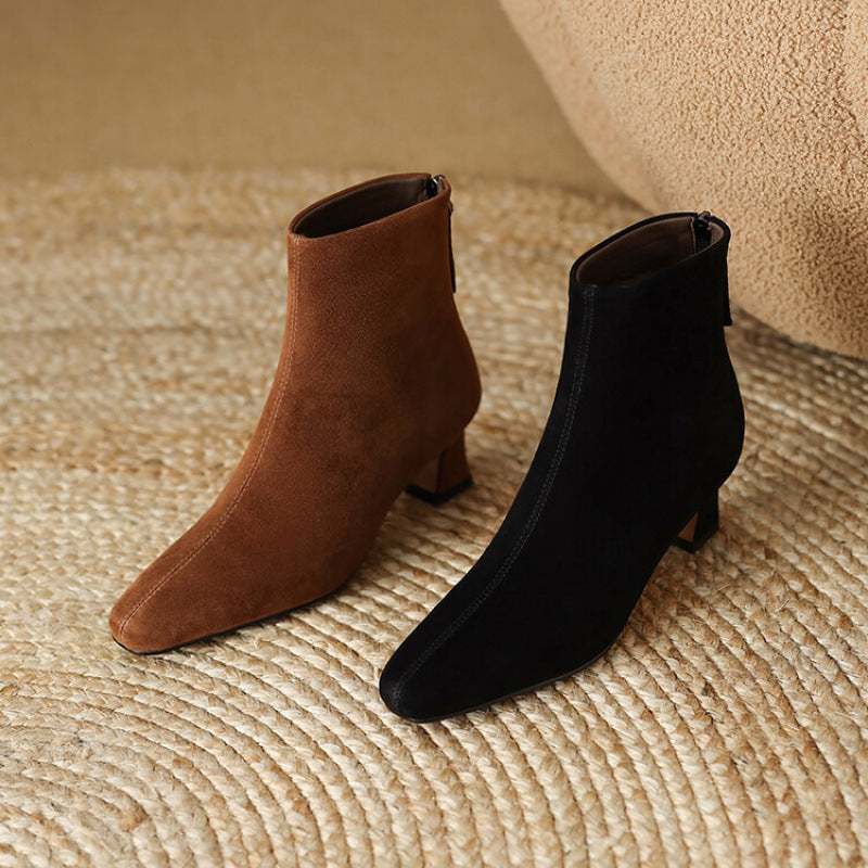 Riselia Genuine Suede Boots