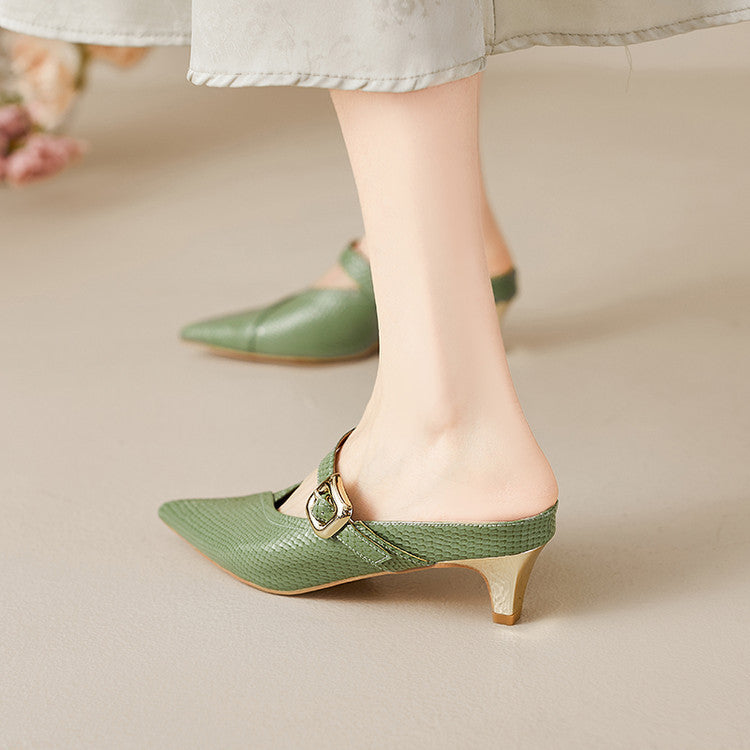 Maribelle Genuine Leather Heels