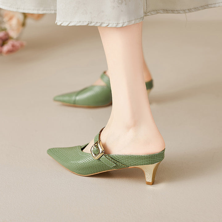 Maribelle Genuine Leather Heels