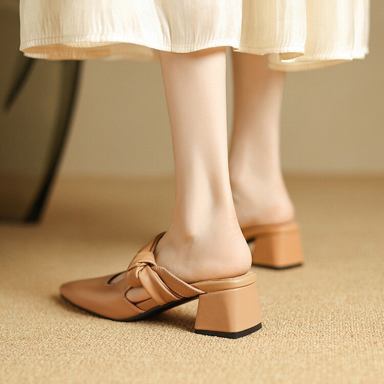 Noressa Leather Mules