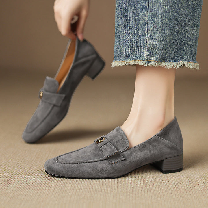 Lirena Genuine Suede Loafers