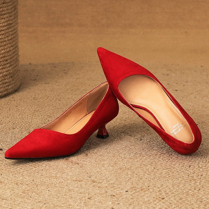 Orlen Genuine Suede Heels