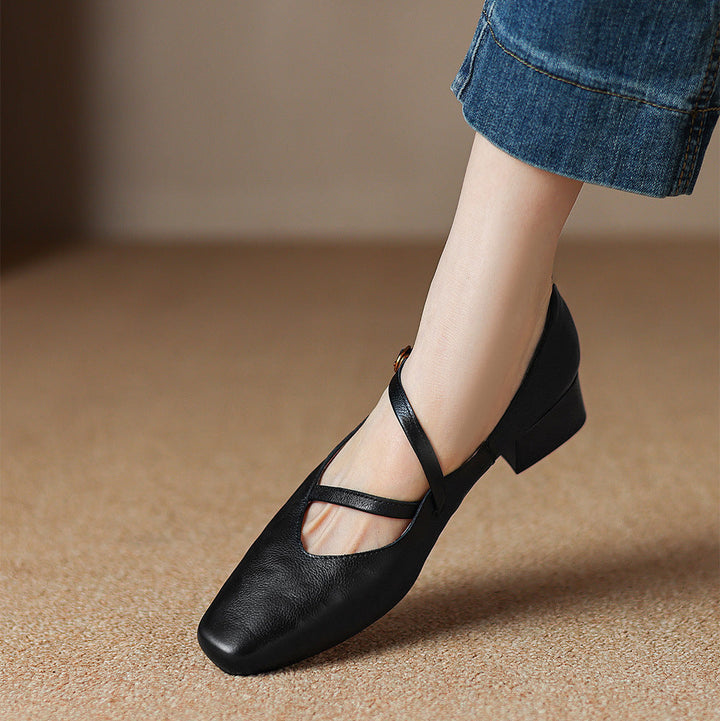 Ossa Genuine Leather Heels