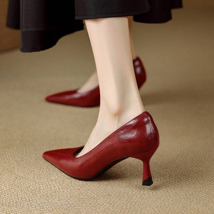 Linelle Genuine Leather Heels