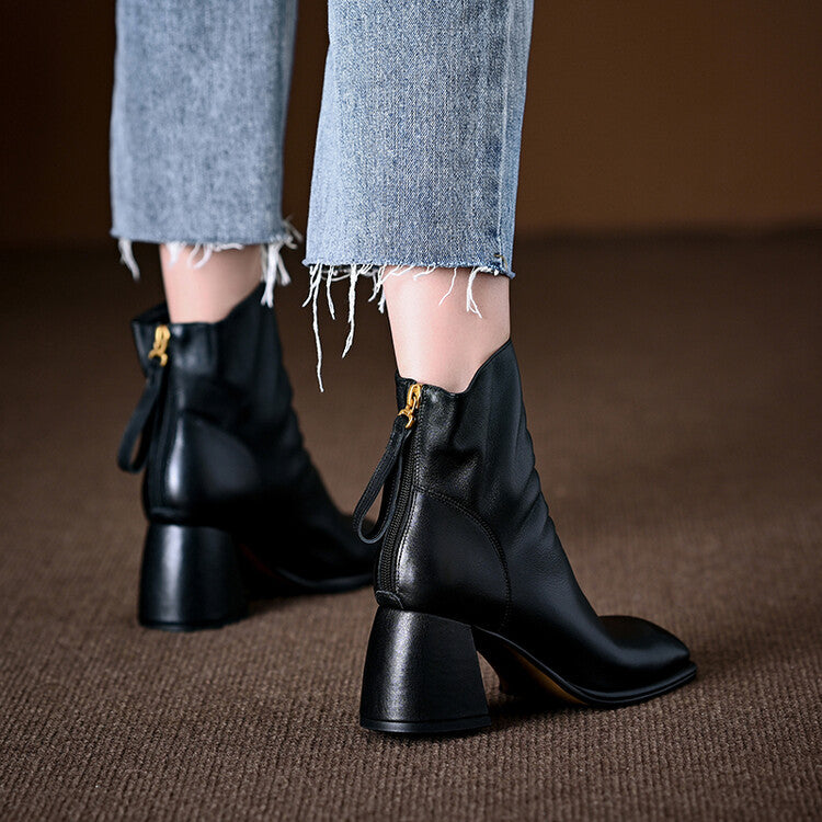 Livia Genuine Leather Boots