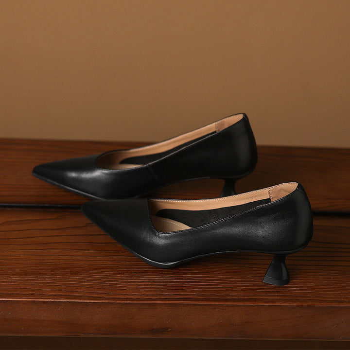 Valeria Genuine Leather Heels