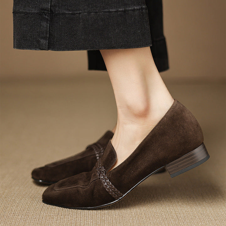 Saraline Suede Loafers