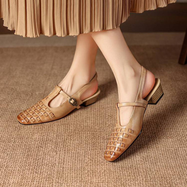 Lietta Genuine Leather Heels