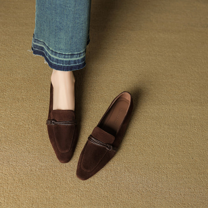 Aven Genuine Suede Loafers
