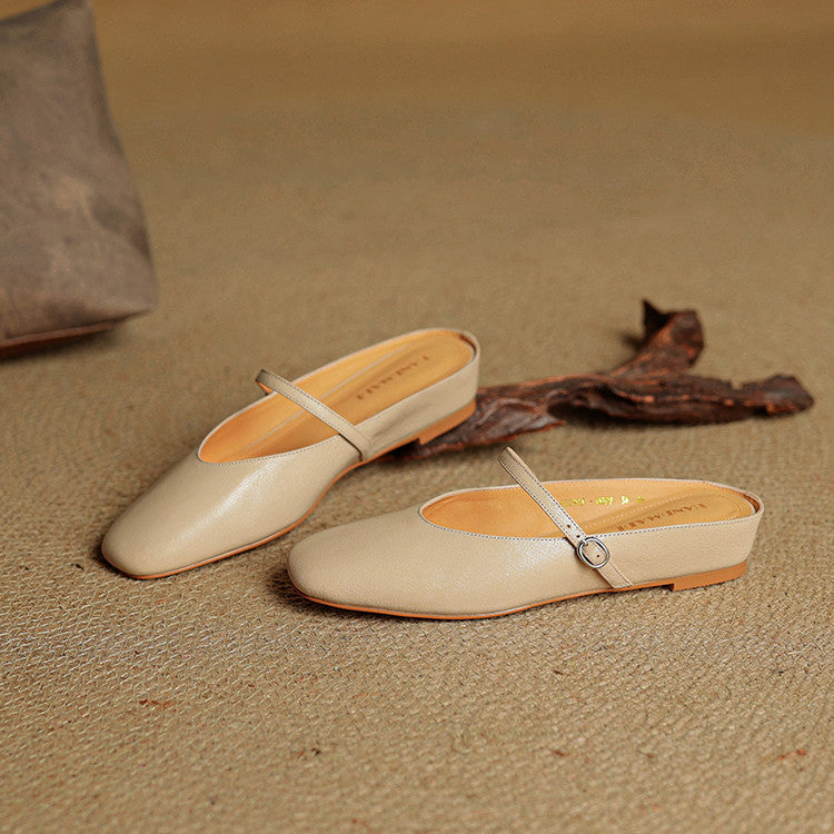 Rovina Genuine Leather Mules