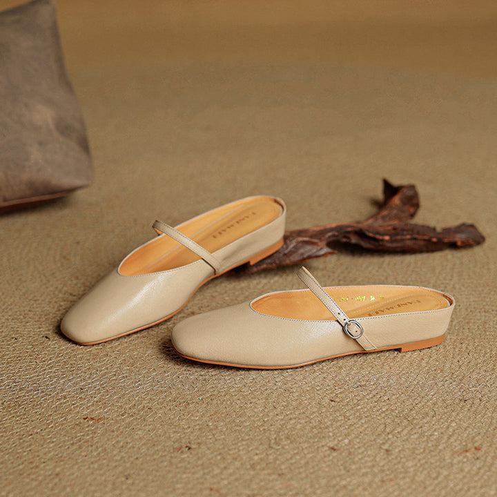 Rovina Genuine Leather Mules