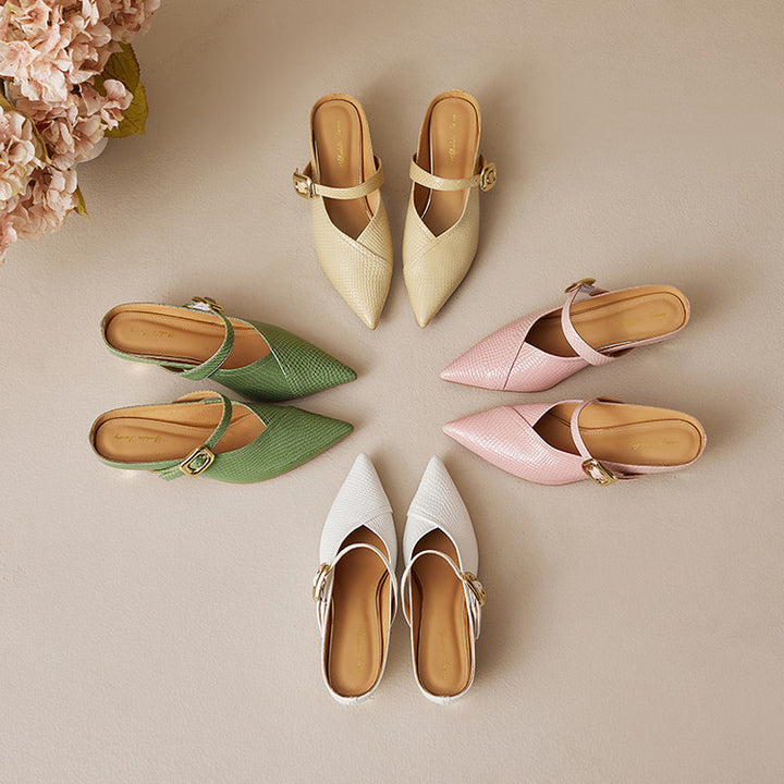 Maribelle Genuine Leather Heels