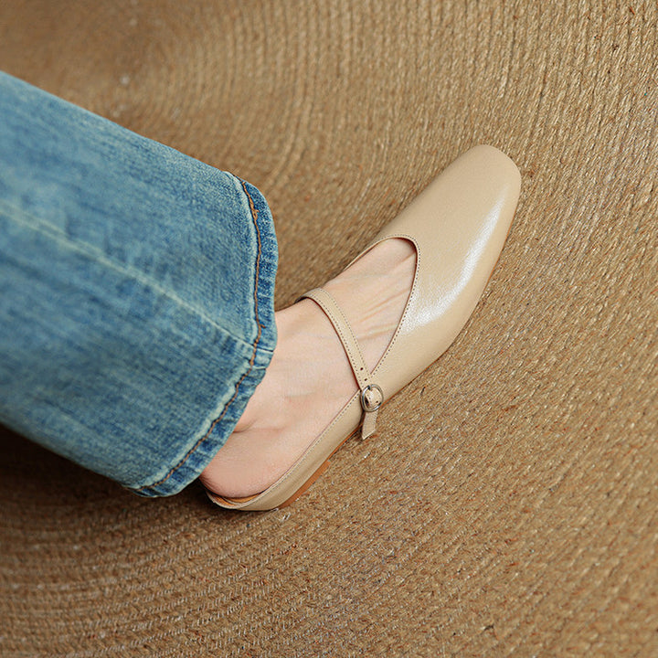 Rovina Genuine Leather Mules
