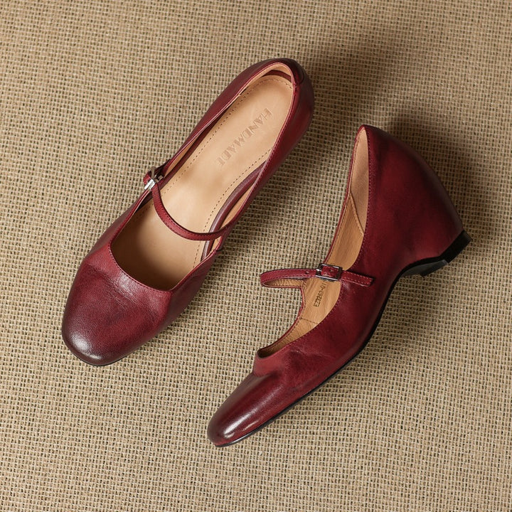 Sira Genuine Leather Heels