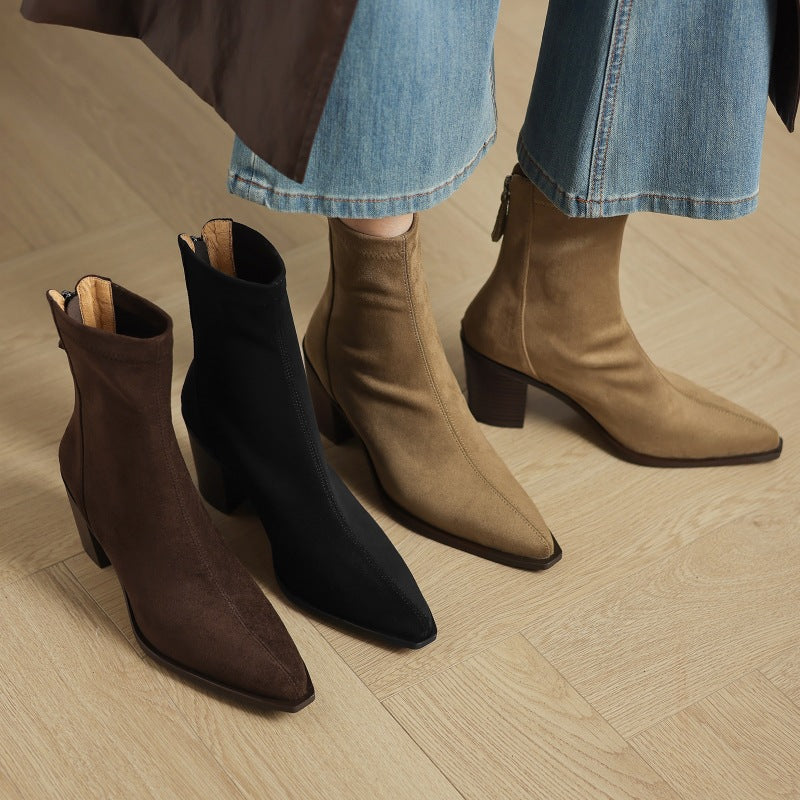 Sarli Genuine Suede Boots