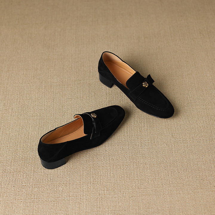 Lirena Genuine Suede Loafers