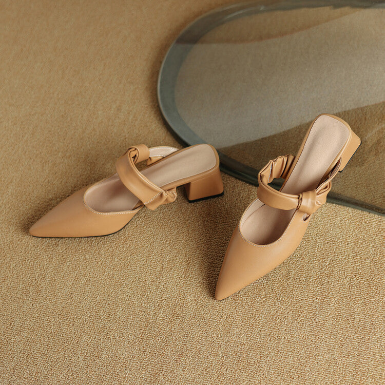 Noressa Leather Mules