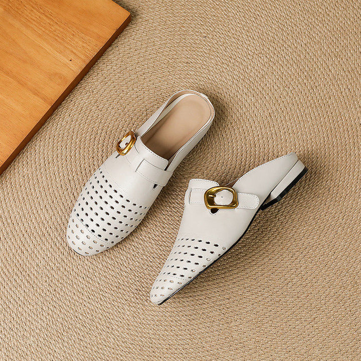 Marcella Genuine Leather Mules