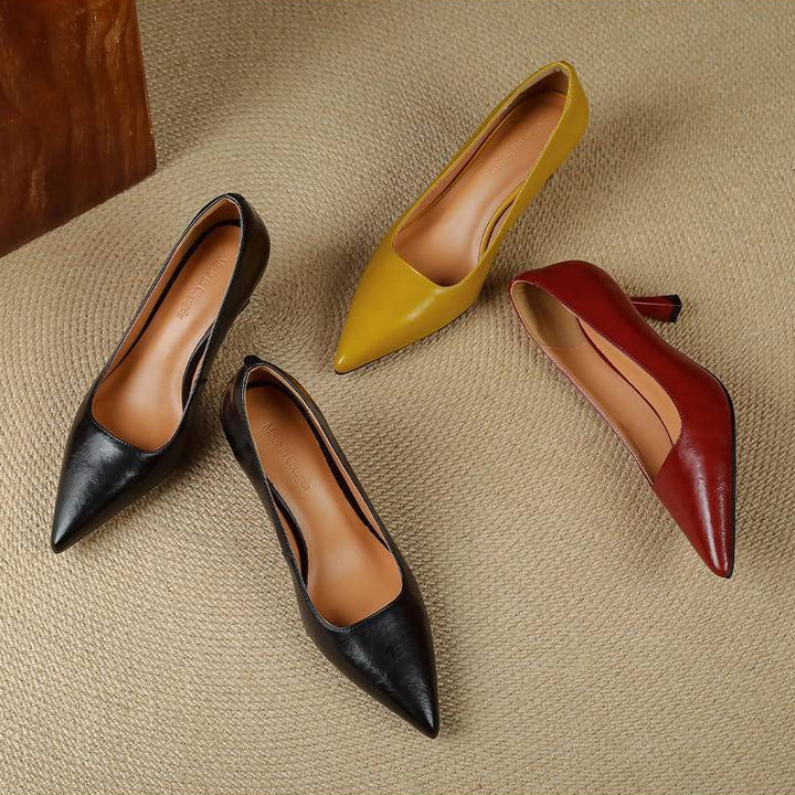 Linelle Genuine Leather Heels