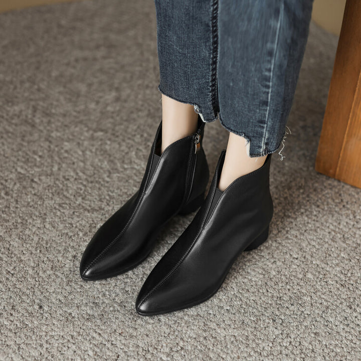 Anessa Genuine Leather Boots