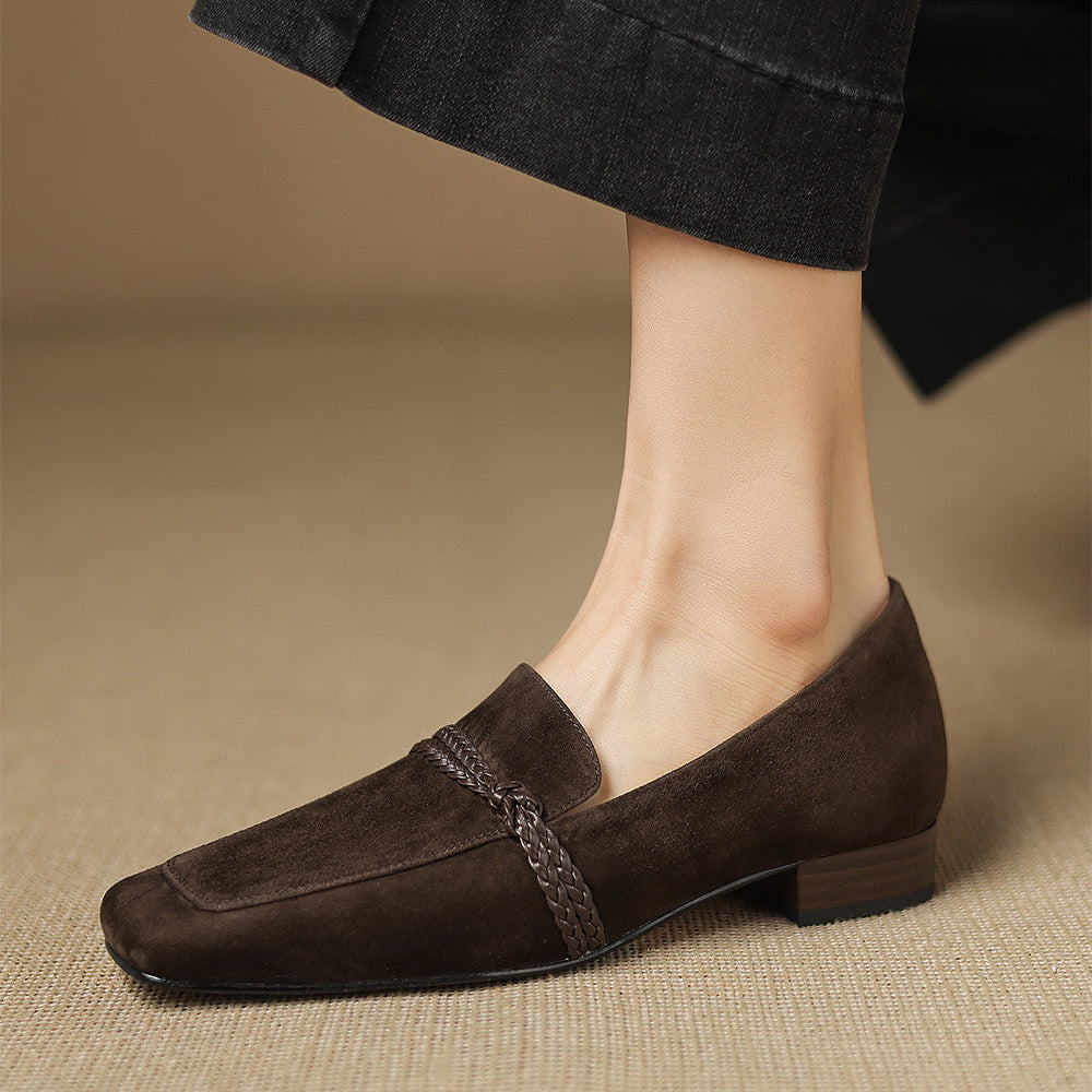 Saraline Suede Loafers
