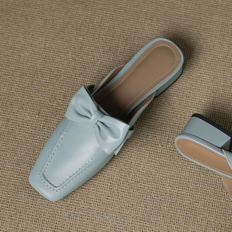 Mireva Genuine Leather Mules