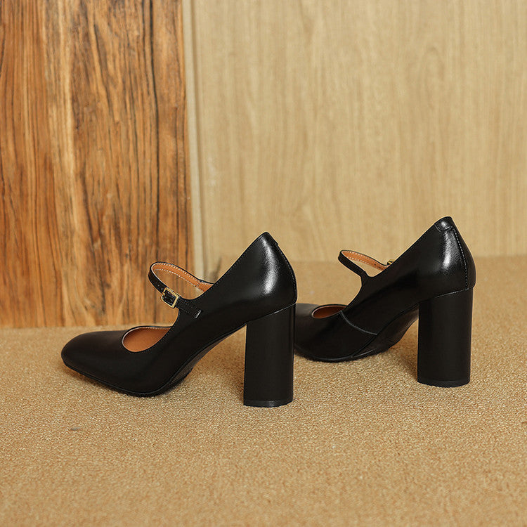 Capri Genuine Leather Heels