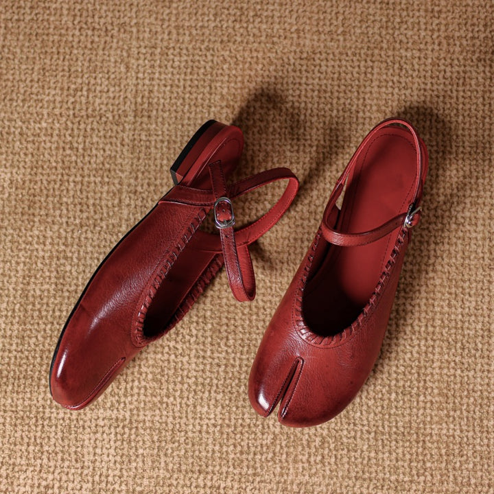 Carmela Genuine Leather Flats