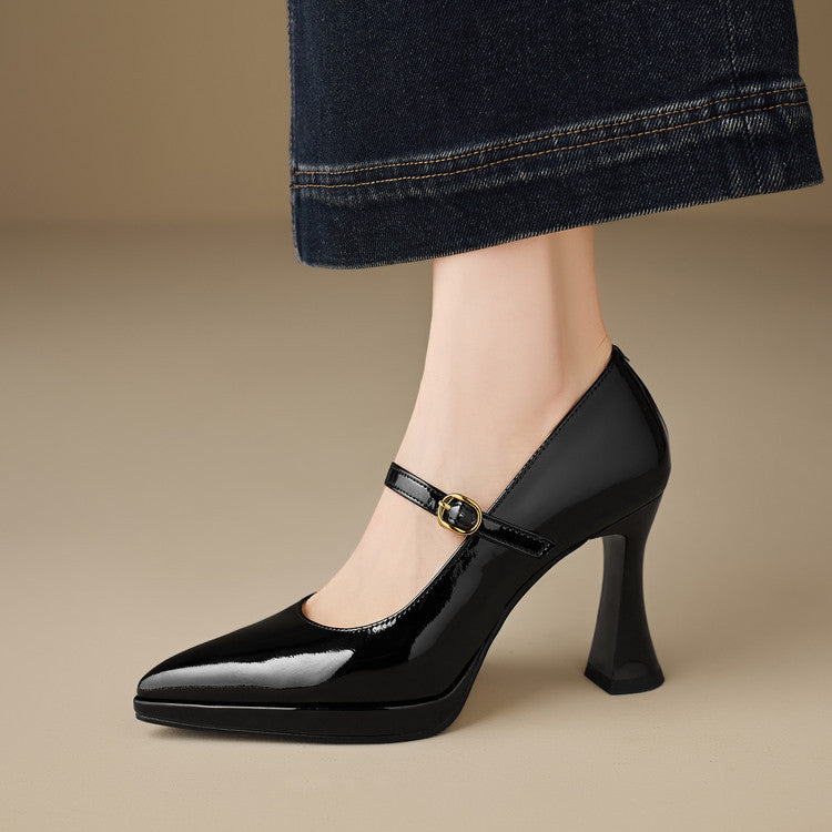 Grazia Genuine Leather Heels