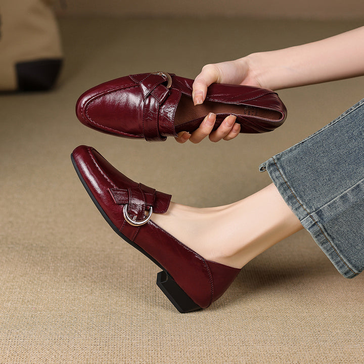 Orvella Genuine Leather Loafers