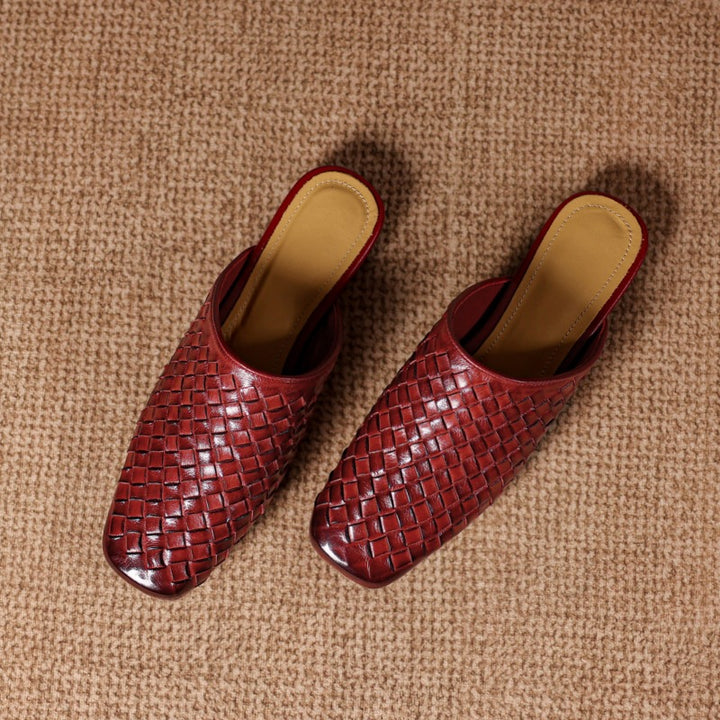 Varelina Genuine Leather Mules