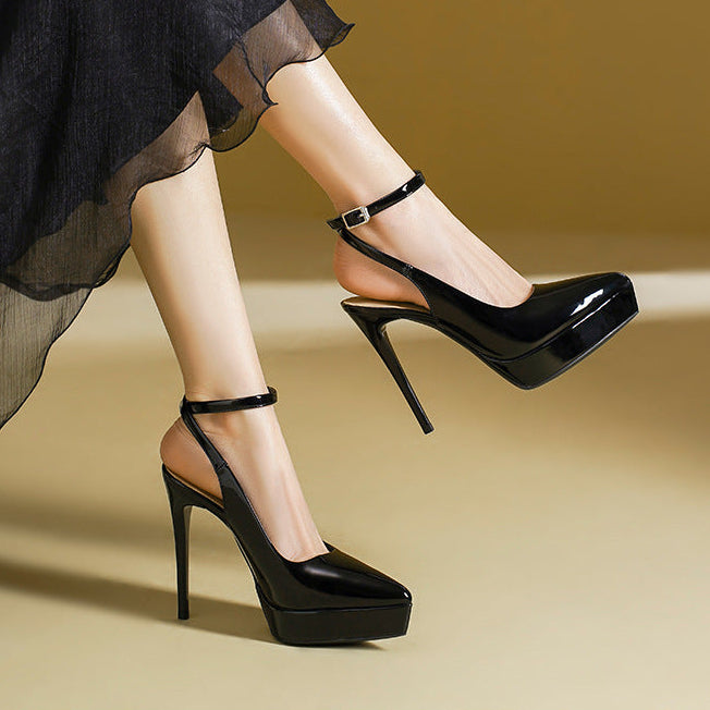 Arlena Leather Heels